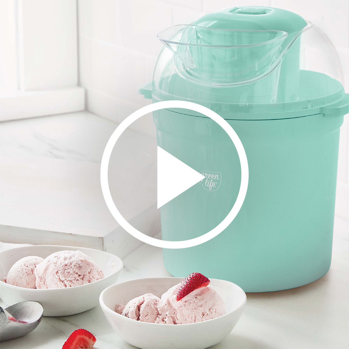 GreenLife Electric Ice Cream Maker - Pink