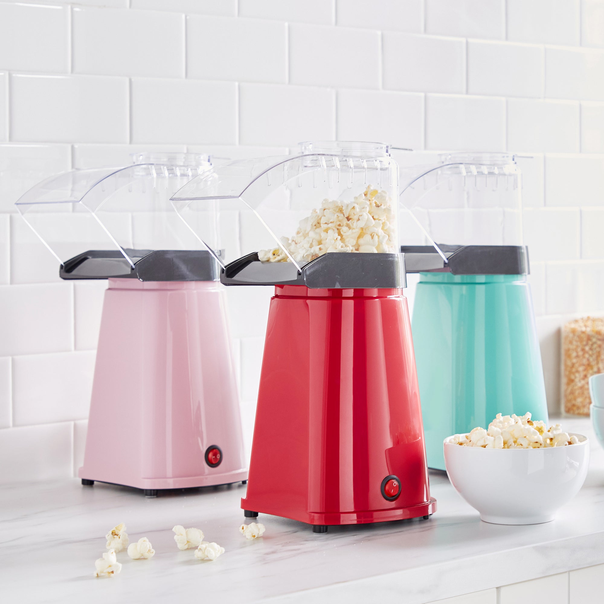 Cuisinart Popcorn Maker, Stainless Steel/Red, 16 Cup