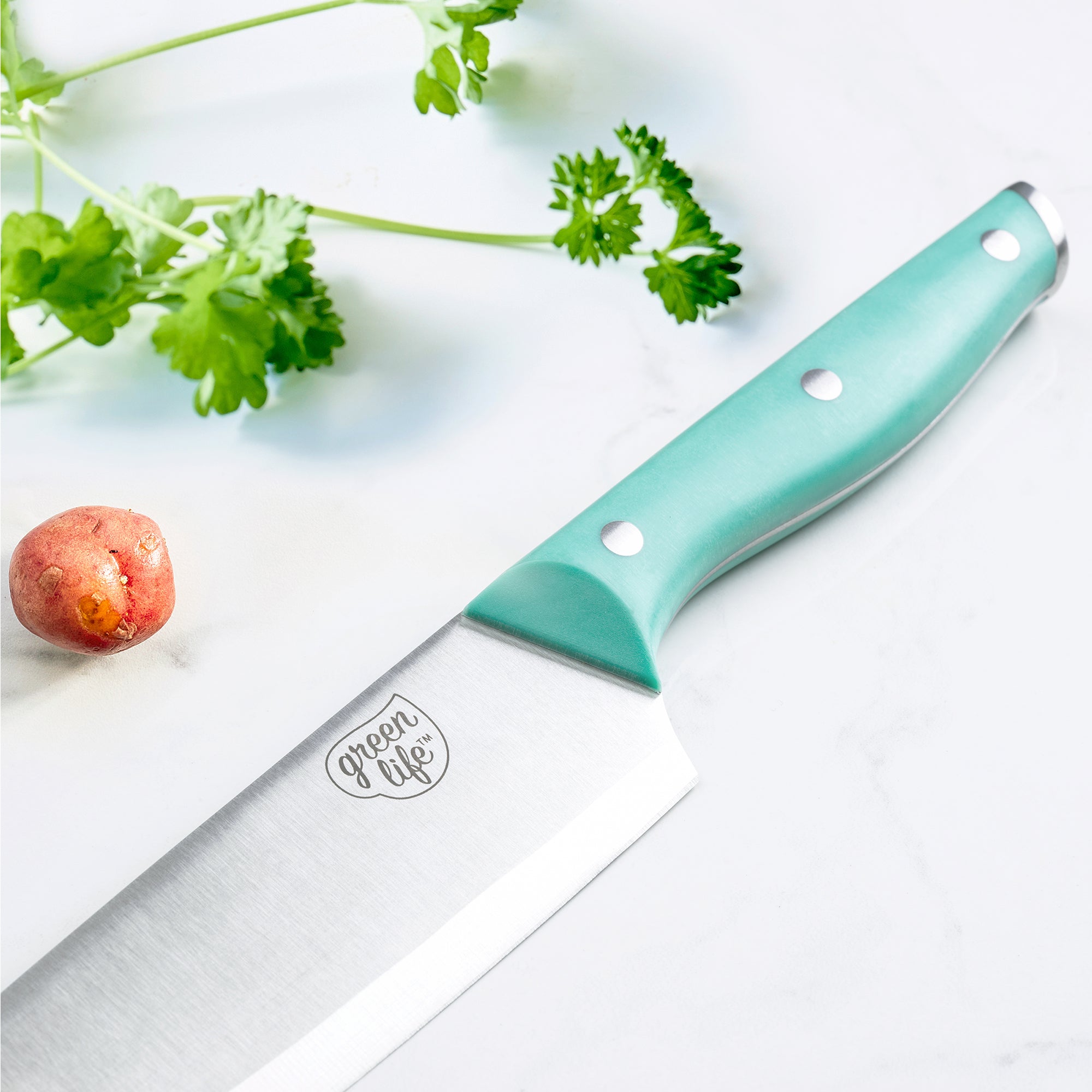 8 Inch Ceramic Kitchen Knife - Lime Green – Rocknife