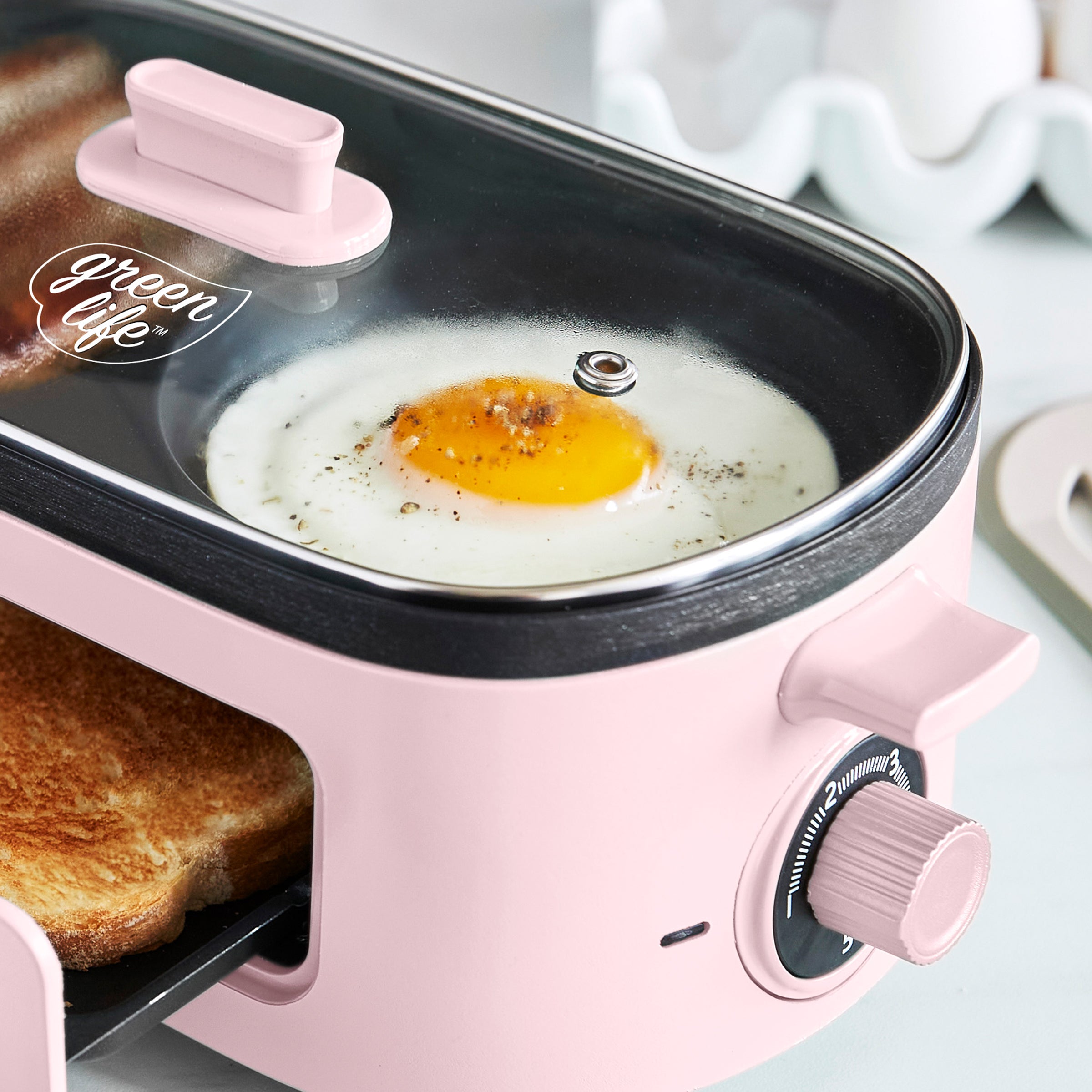 Household Temperature Control Electric Oven Multi Functional Toast Fried Eggs  Sandwich Maker Machine 3 In 1 Breakfast Makers